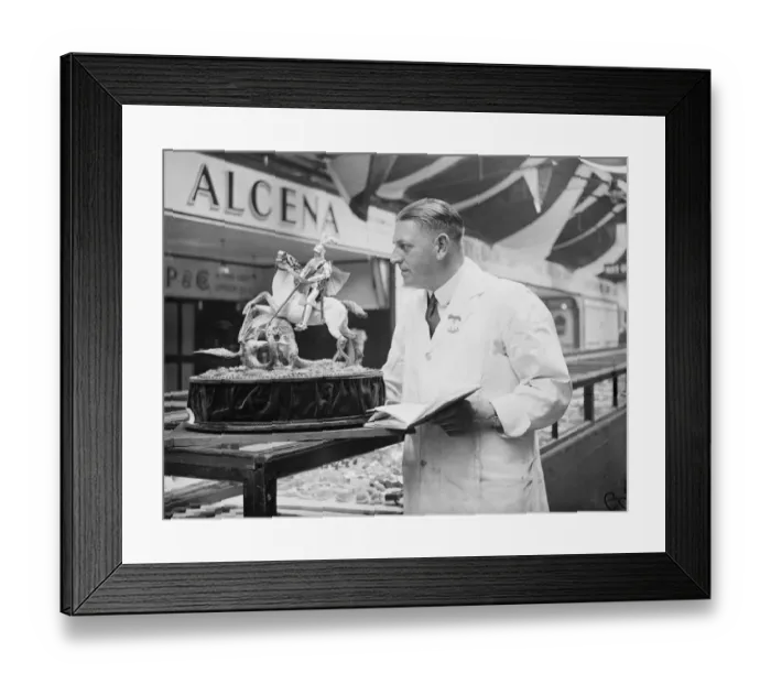 Framed Print : Bakers exhibition opens in Islington. The confectioners and bakers exhibition has Framed Print : Bakers exhibition opens in Islington. The confectioners and bakers exhibition has