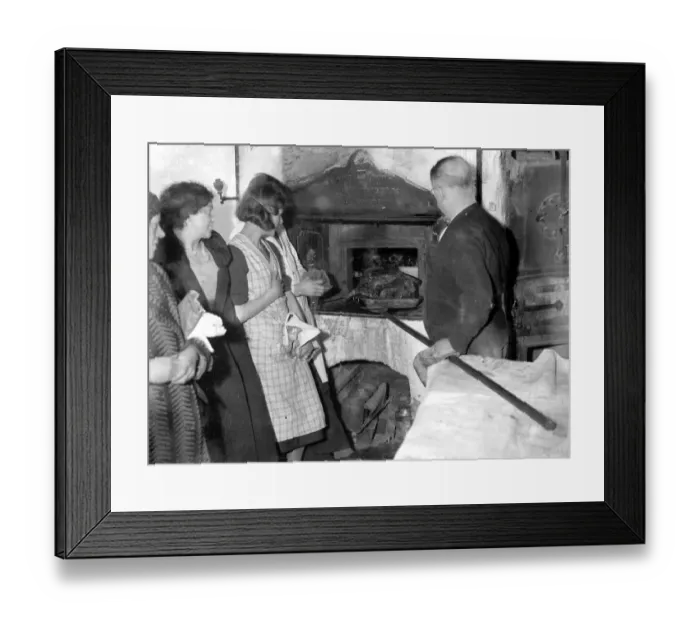Framed Print : Cooking Dinners 1933 Framed Print : Cooking Dinners 1933