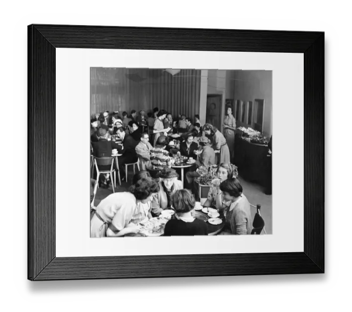 Framed Print : The Tea Centre off the Haymarket, London 1951 Framed Print : The Tea Centre off the Haymarket, London 1951