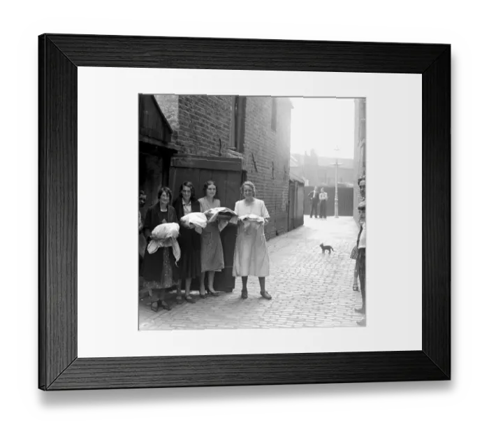 Framed Print : Cooking Dinners. 1933