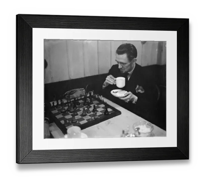 Framed Print : Womens champion runs city cafe devoted chess Framed Print : Womens champion runs city cafe devoted chess