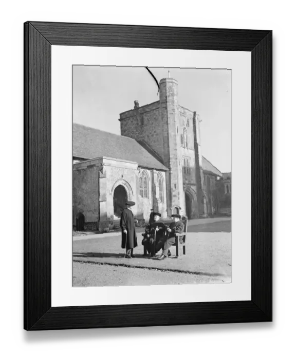 Framed Print : Where hospitable custom of eight centuries survives. Free ale and bread for wayfarers
