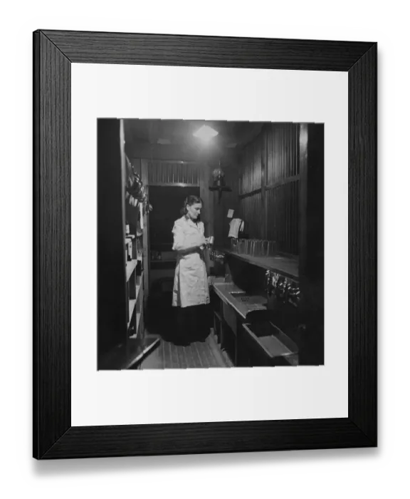 Framed Print : A barmaid cleaning a beer tankard in the Globe Tavern. A state owned pub in Longtown Framed Print : A barmaid cleaning a beer tankard in the Globe Tavern. A state owned pub in Longtown