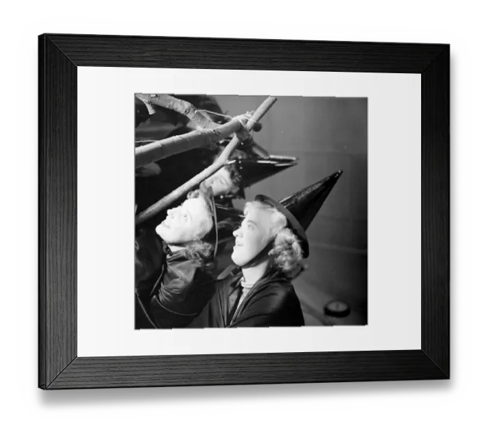 Framed Print : Halloween c 1950 s Framed Print : Halloween c 1950 s