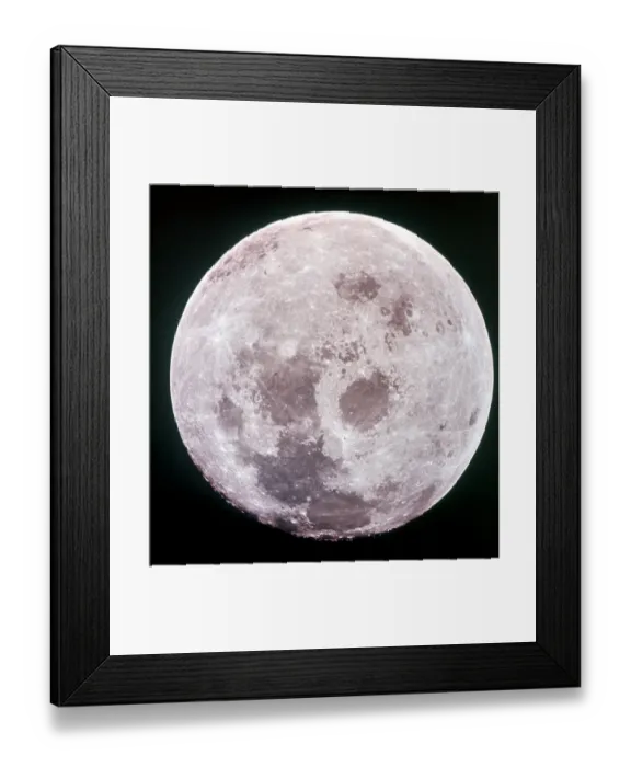 Framed Print : Apollo 11 moon taken from LM 10000 miles away on return journey Framed Print : Apollo 11 moon taken from LM 10000 miles away on return journey