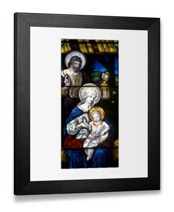 Framed Print : Christian Three Magi with gifts Detail of the Three Magi carrying the three sacred gifts
