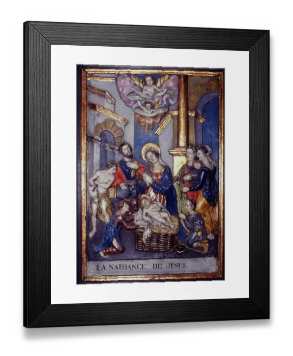 Framed Print : France Savoy Lanslevillard Church of St. Michel Nativity Framed Print : France Savoy Lanslevillard Church of St. Michel Nativity