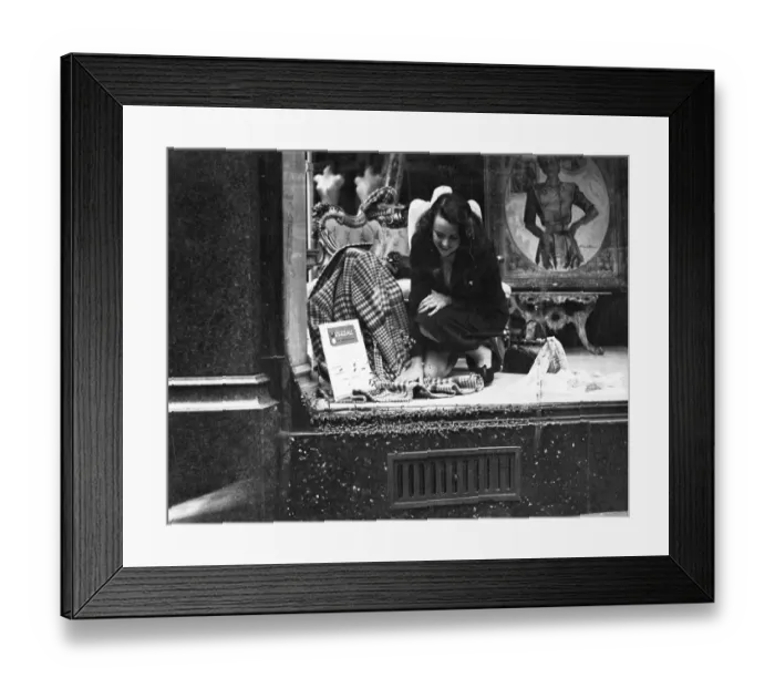 Framed Print : The swarm of bees which caused considerable excitement in Bond Street for several days