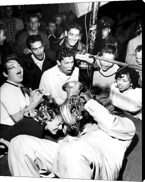 Saxophone player, Big Jay McNeely is beginning to attract interest in the USA