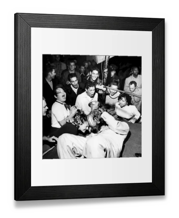 Framed Print : Saxophone player, Big Jay McNeely is beginning to attract interest in the USA Framed Print : Saxophone player, Big Jay McNeely is beginning to attract interest in the USA