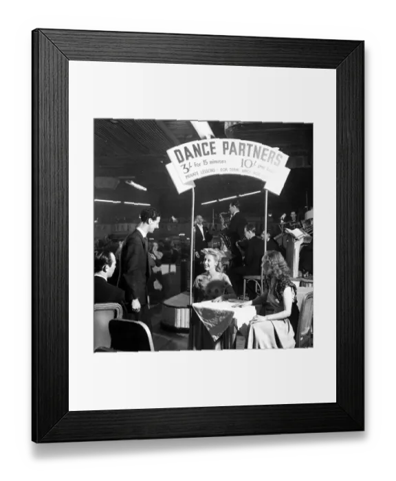 Framed Print : Now its sixty cents a dance; Dance hostesses are back again at the Hammersmith