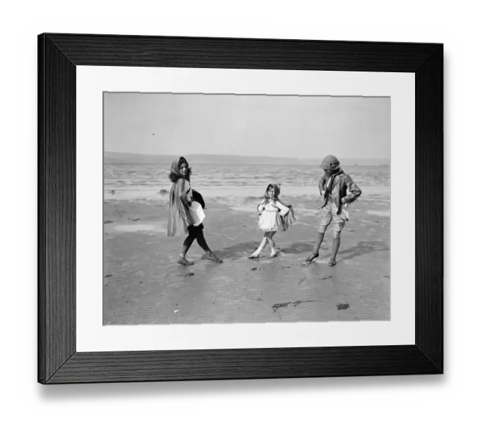 Framed Print : Children Through the Centuries. Rehearsing a pageant on Weymouth Sands, Dorset Framed Print : Children Through the Centuries. Rehearsing a pageant on Weymouth Sands, Dorset
