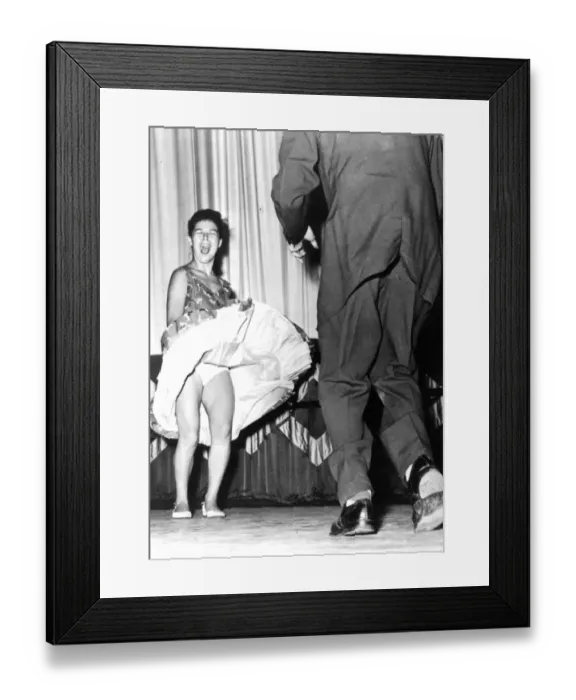 Framed Print : Dancing. The winners of the Hong Kong Rock n roll dancing compeition were these