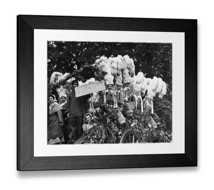 Framed Print : Continuing the week-long International Folk Dance Festival and rally being held by Scouts Framed Print : Continuing the week-long International Folk Dance Festival and rally being held by Scouts