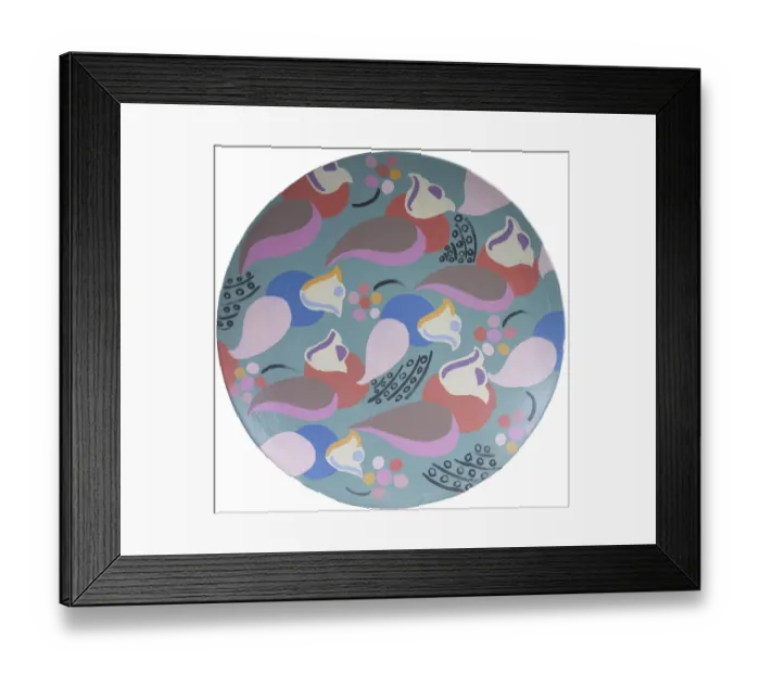 Framed Print : Bloomsbury Group inspired designs. Artist: Angie Shrubsole-Brett 2015 inspired by the art Framed Print : Bloomsbury Group inspired designs. Artist: Angie Shrubsole-Brett 2015 inspired by the art