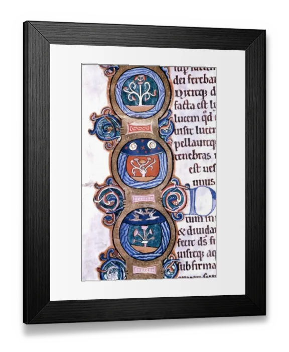 Framed Print : Creation of Heaven & Earth. (Lambeth Bible) History of London - Vauxhall / Lambeth Framed Print : Creation of Heaven & Earth. (Lambeth Bible) History of London - Vauxhall / Lambeth