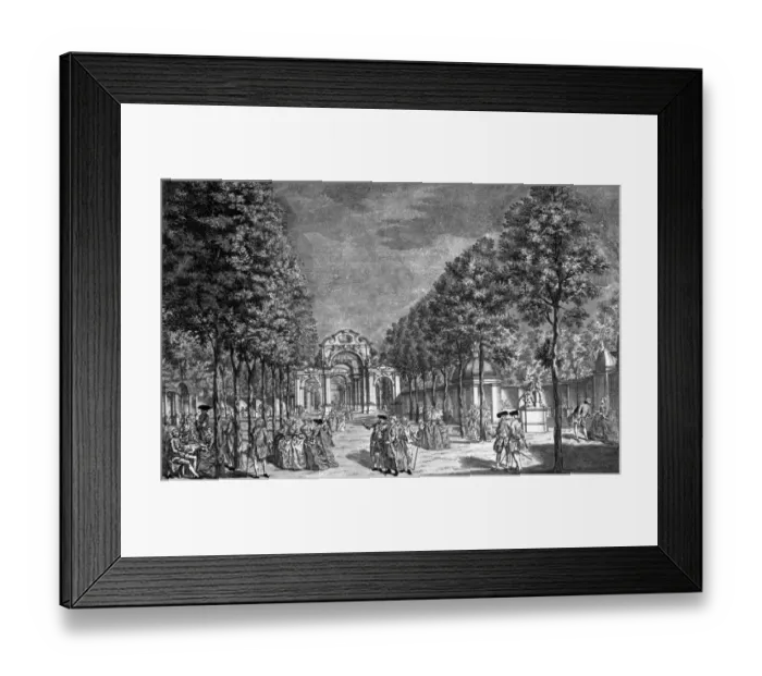 Framed Print : Vauxhall Gardens - engraving by L. J. Muller History of London - Vauxhall / Lambeth Framed Print : Vauxhall Gardens - engraving by L. J. Muller History of London - Vauxhall / Lambeth