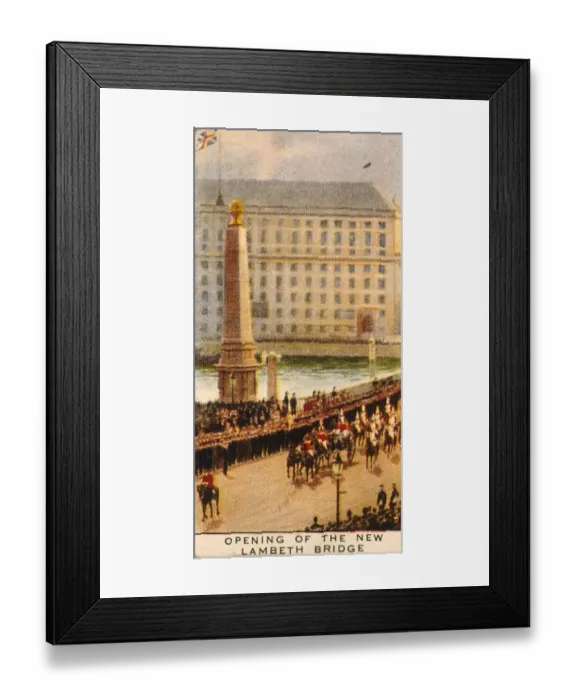 Framed Print : Opening the new Lambeth Bridge 1932 History of London - Vauxhall / Lambeth Framed Print : Opening the new Lambeth Bridge 1932 History of London - Vauxhall / Lambeth