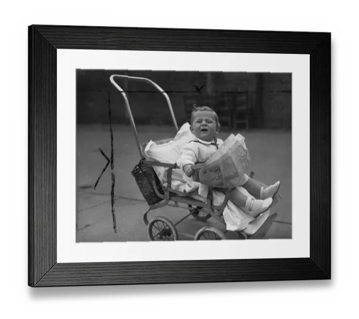 Framed Print : At the baby show is organised in Lambeth, London, today, Saturday, 8 months old Rodney Framed Print : At the baby show is organised in Lambeth, London, today, Saturday, 8 months old Rodney