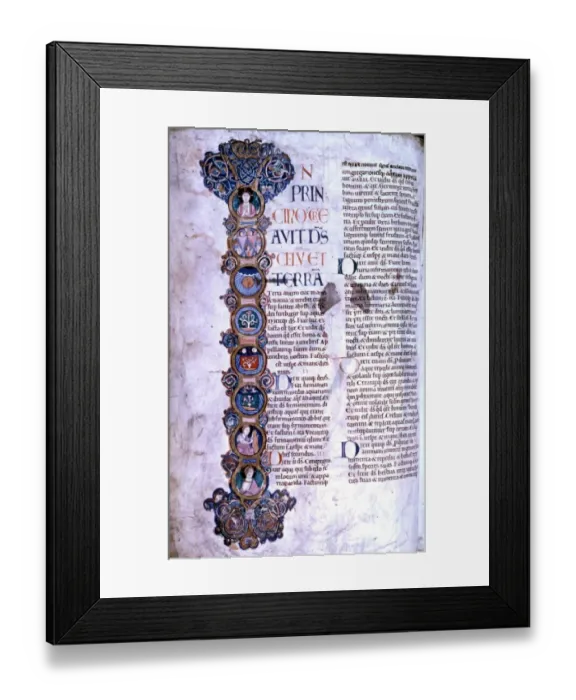 Framed Print : Creation (Lambeth Bible) History of London - Vauxhall / Lambeth Framed Print : Creation (Lambeth Bible) History of London - Vauxhall / Lambeth