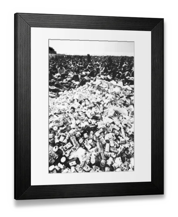 Framed Print : Ryde Isle of Wight Tent City thousands of pop fans from all over the world attended Framed Print : Ryde Isle of Wight Tent City thousands of pop fans from all over the world attended