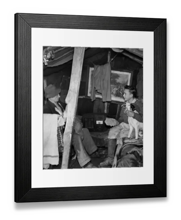 Framed Print : Five hundred men women and children live in Stone Age squalor amidst the rural beauty