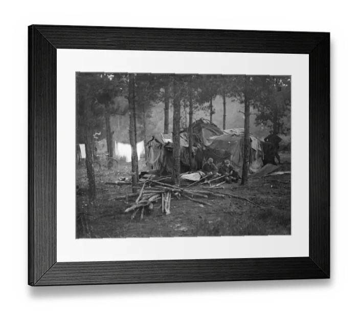 Framed Print : The gypsies are leaving their hundred year old settlement on Hurtwood Hill in Surrey Framed Print : The gypsies are leaving their hundred year old settlement on Hurtwood Hill in Surrey