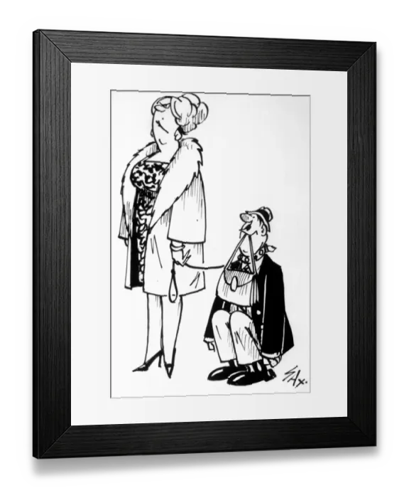 Framed Print : Cartoon by Sax Man on lead Usually paying little or no attention to political correctness Framed Print : Cartoon by Sax Man on lead Usually paying little or no attention to political correctness