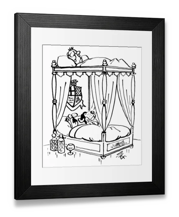 Framed Print : Cartoon by Sax Usually paying little or no attention to political correctness, Sax