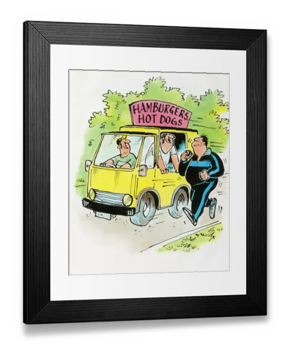 Framed Print : A cartoon by famous cartoonist Sax Framed Print : A cartoon by famous cartoonist Sax