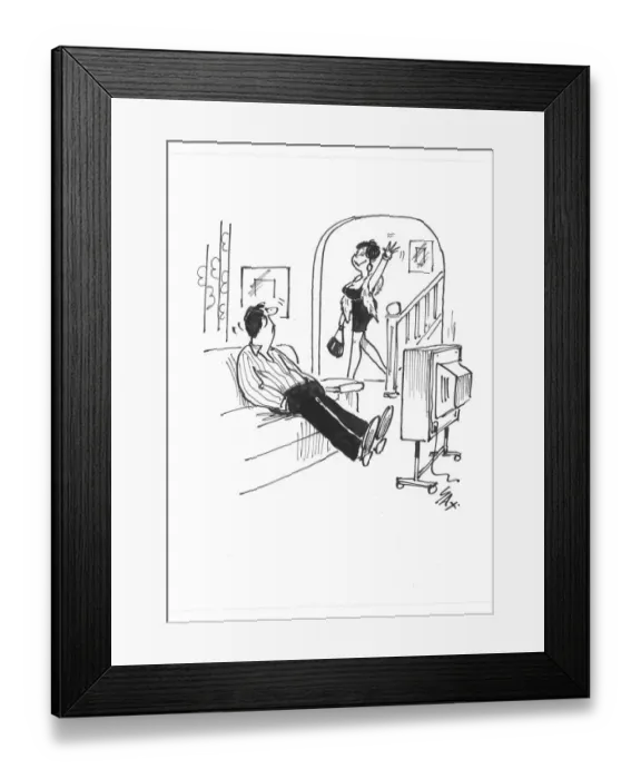 Framed Print : Sax Usually paying little or no attention to political correctness, Sax cartoons are often saucy Framed Print : Sax Usually paying little or no attention to political correctness, Sax cartoons are often saucy