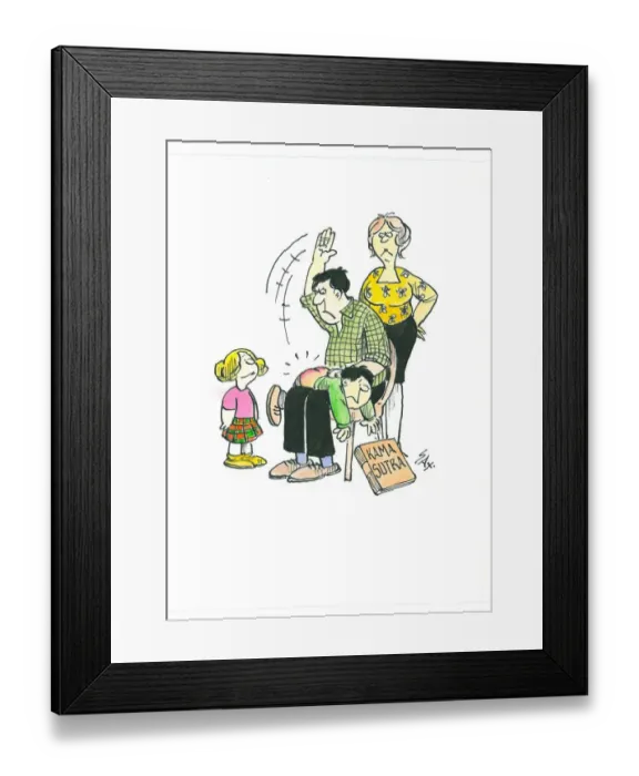 Framed Print : Sax Usually paying little or no attention to political correctness, Sax cartoons are often saucy Framed Print : Sax Usually paying little or no attention to political correctness, Sax cartoons are often saucy