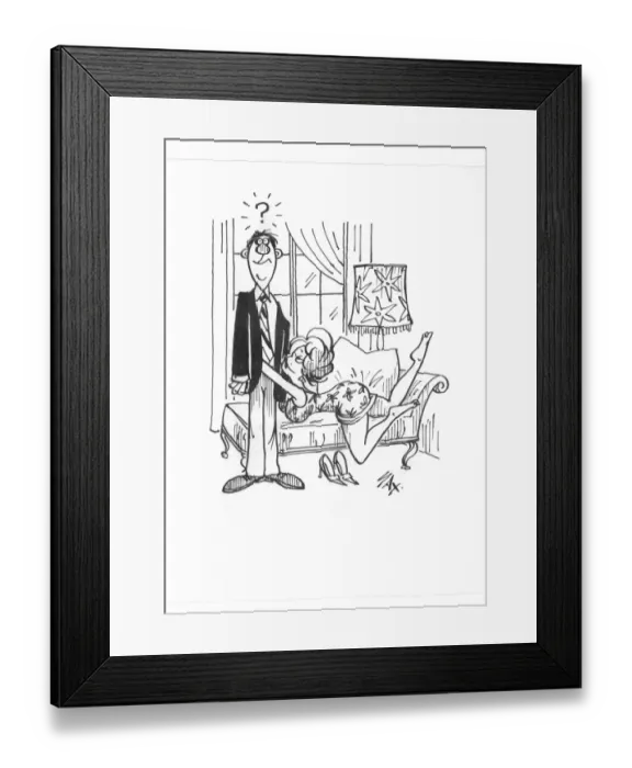 Framed Print : Sax Usually paying little or no attention to political correctness, Sax cartoons are often saucy Framed Print : Sax Usually paying little or no attention to political correctness, Sax cartoons are often saucy