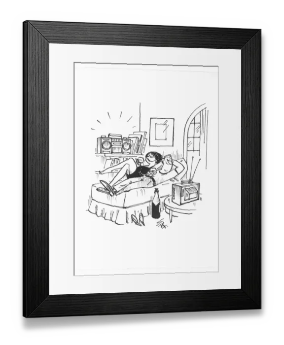 Framed Print : Sax Usually paying little or no attention to political correctness, Sax cartoons are often saucy Framed Print : Sax Usually paying little or no attention to political correctness, Sax cartoons are often saucy