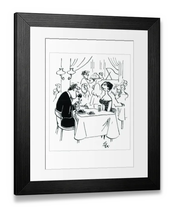 Framed Print : Sax Usually paying little or no attention to political correctness, Sax cartoons are often saucy