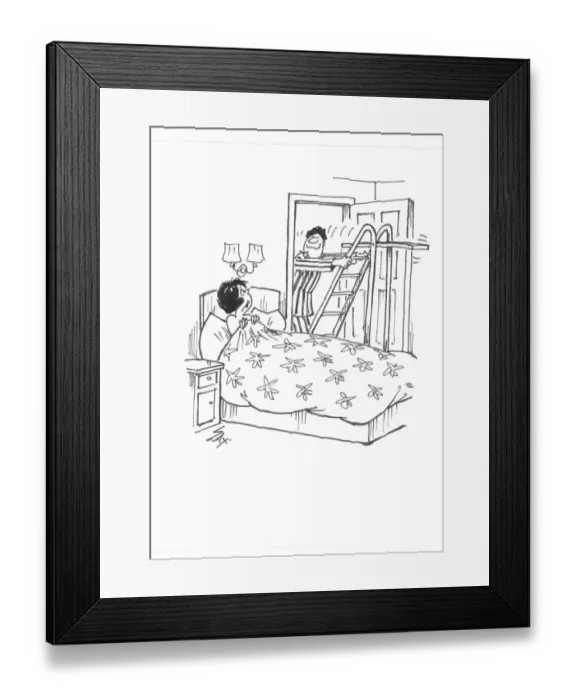 Framed Print : Sax Usually paying little or no attention to political correctness, Sax cartoons are often saucy