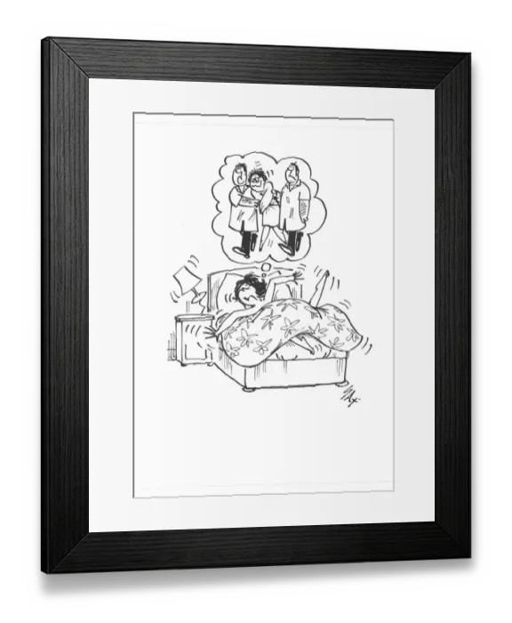 Framed Print : Sax Usually paying little or no attention to political correctness, Sax cartoons are often saucy