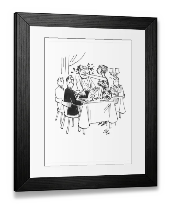 Framed Print : Sax Usually paying little or no attention to political correctness, Sax cartoons are often saucy
