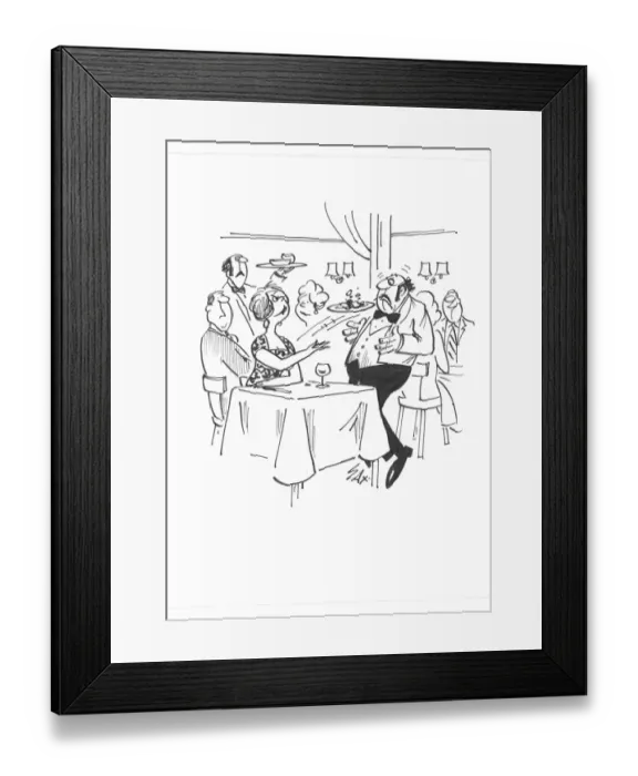 Framed Print : Sax Usually paying little or no attention to political correctness, Sax cartoons are often saucy