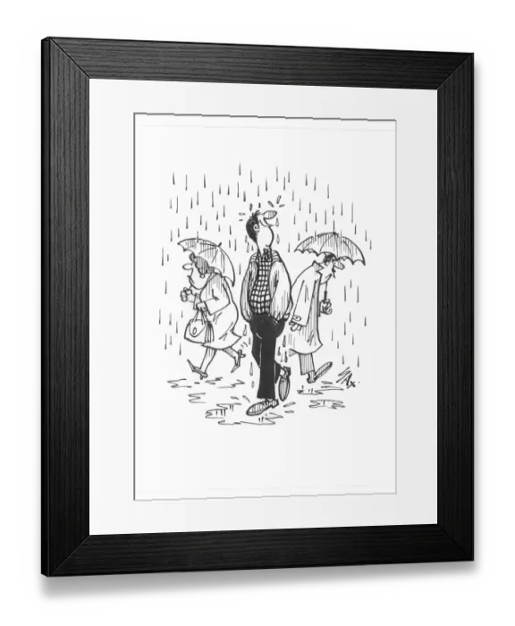 Framed Print : Sax Usually paying little or no attention to political correctness, Sax cartoons are often saucy