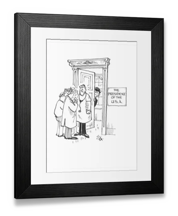 Framed Print : Sax Usually paying little or no attention to political correctness, Sax cartoons are often saucy