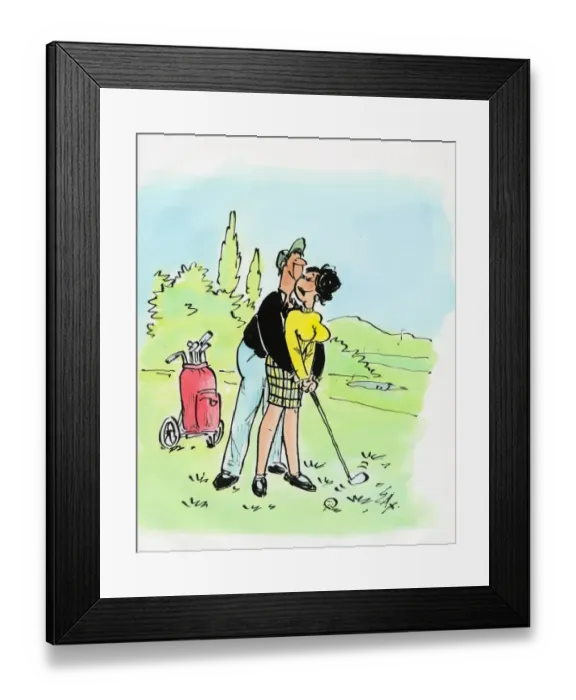 Framed Print : A cartoon by famous cartoonist Sax Framed Print : A cartoon by famous cartoonist Sax
