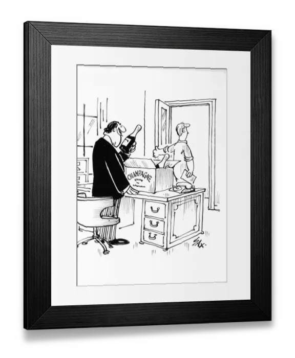 Framed Print : Sax Usually paying little or no attention to political correctness, Sax cartoons are often saucy