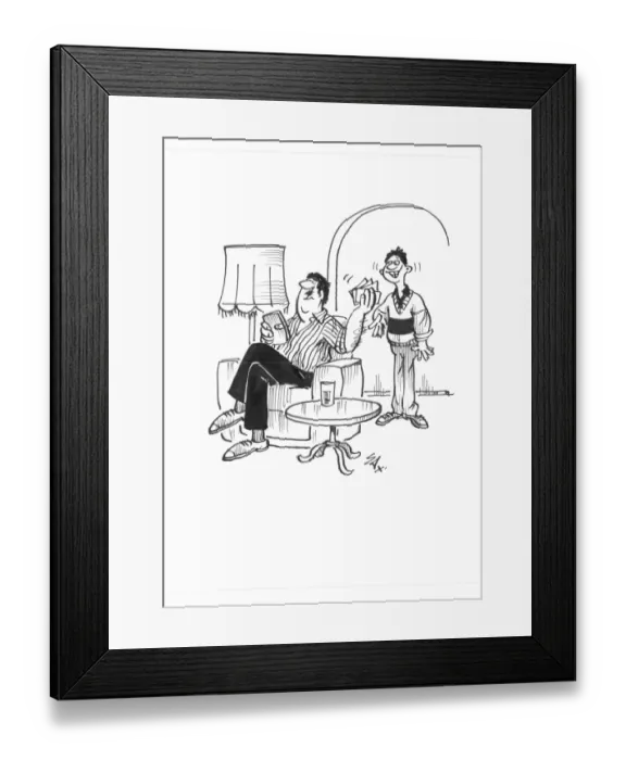 Framed Print : Sax Usually paying little or no attention to political correctness, Sax cartoons are often saucy Framed Print : Sax Usually paying little or no attention to political correctness, Sax cartoons are often saucy