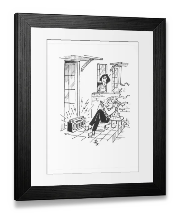 Framed Print : Sax Usually paying little or no attention to political correctness, Sax cartoons are often saucy Framed Print : Sax Usually paying little or no attention to political correctness, Sax cartoons are often saucy