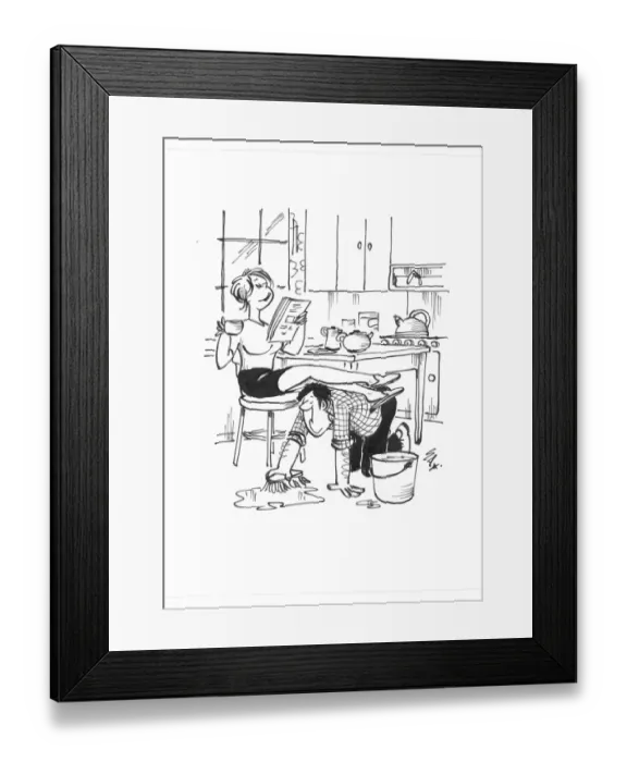 Framed Print : Sax Usually paying little or no attention to political correctness, Sax cartoons are often saucy