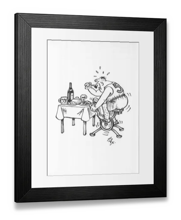 Framed Print : Sax Usually paying little or no attention to political correctness, Sax cartoons are often saucy