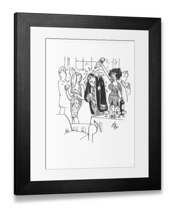 Framed Print : Sax Usually paying little or no attention to political correctness, Sax cartoons are often saucy Framed Print : Sax Usually paying little or no attention to political correctness, Sax cartoons are often saucy