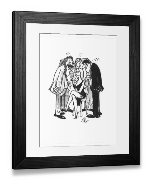 Framed Print : Sax Usually paying little or no attention to political correctness, Sax cartoons are often saucy Framed Print : Sax Usually paying little or no attention to political correctness, Sax cartoons are often saucy