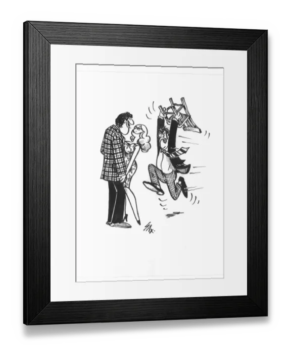 Framed Print : Sax Usually paying little or no attention to political correctness, Sax cartoons are often saucy Framed Print : Sax Usually paying little or no attention to political correctness, Sax cartoons are often saucy